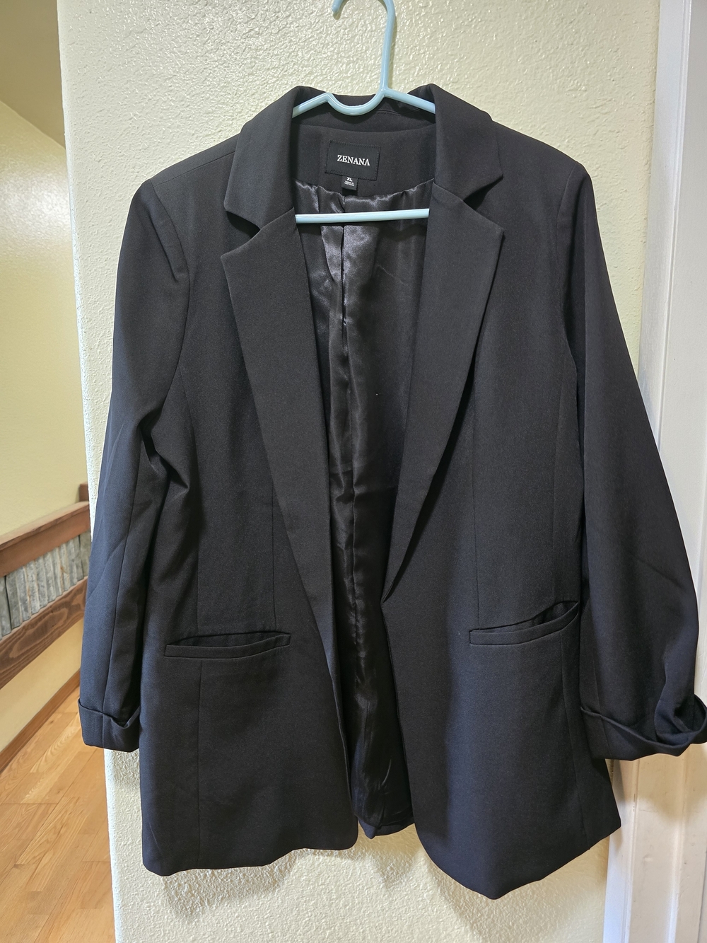 Zenana Outfitters Black Tailored Blazer Jacket